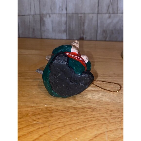 Vintage Handmade Paper Mache Mouse Girl Christmas Hanging Ornament Philippines - Picture 5 of 6